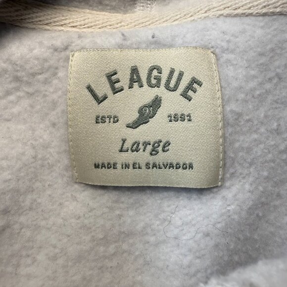 League Auburn Tigers Women's Cropped Hoodie Size L Heathered Light Gray, License - Picture 3 of 10